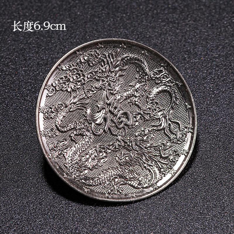 Japanese Bronze Cup Pad, Alloy Cup Holder, Tea Dish Coaster, Antique Zen Style, Heat Insulation Pad, Kung Fu Tea Ceremony Access