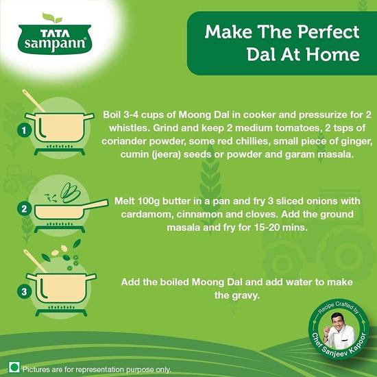 TATA Sampann Moong Dal, 1kg