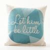 Decorative Throw Pillows Case Geometric Colorful Animals Deer Nordic Style Cotton Linen Couch Cushion Cover For Sofa Home Decor