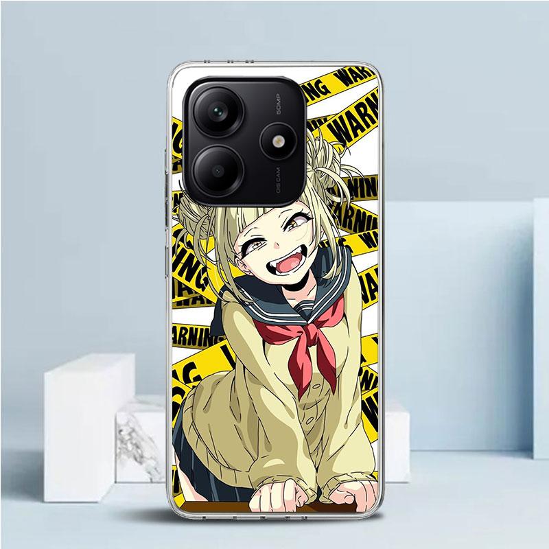 Himiko Toga My Hero Fashion Phone Case For Xiaomi Redmi Note 15 14 14S 13 12S 12 Pro Plus 11S 11 11T 11E 10S 10 + Soft TPU Back