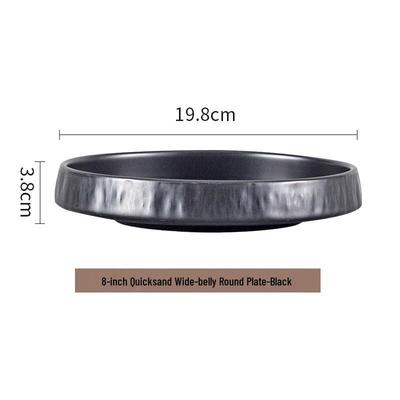 ZISIZ Stone Pattern Western Soup Plate