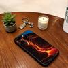 Lava Eruption  Phone Case For iPhone 17,16,15,14,13,12,11 Plus,Pro Max,XS,Soft Silicone Black Cover
