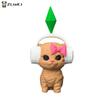3D Printed Dancing Cat Headphones Statue Modern Cat Ornament for Desk Living Room Creative Gift for Pet Lovers Home Decor