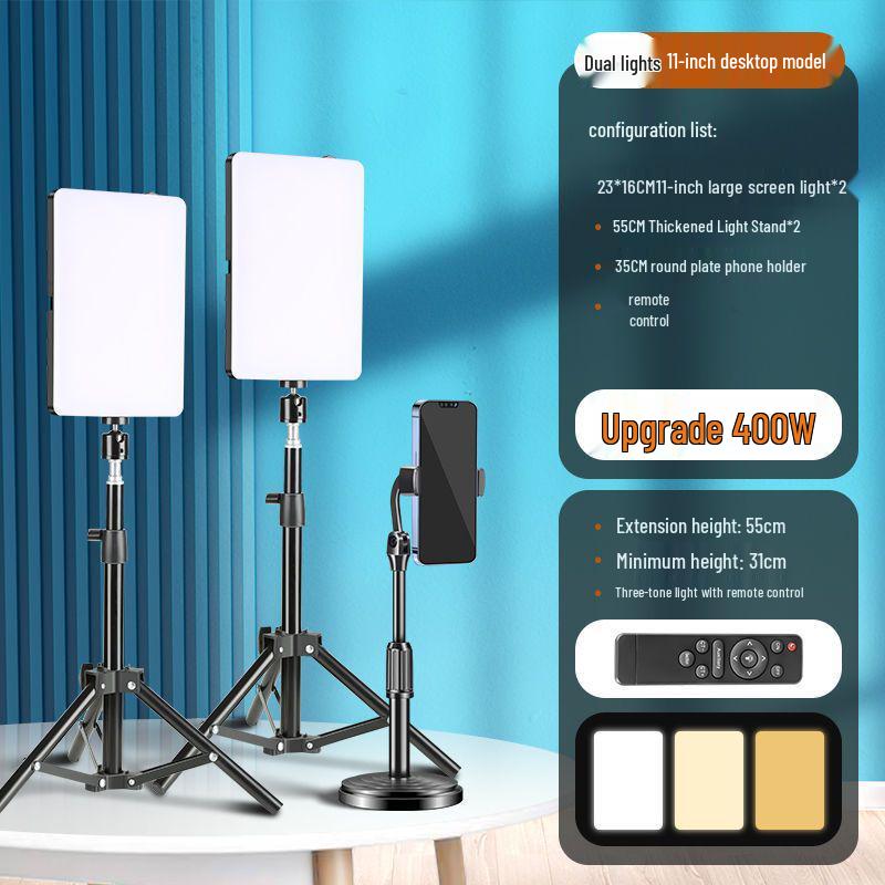 800W LED Soft Light Panel for Photography and Live Streaming