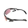 AirFly Sports Sunglasses with New Side Black Lens AF-303 C-1 Nose-Padded Pads, Frame/Mirror (AF-303 C-1 Black)