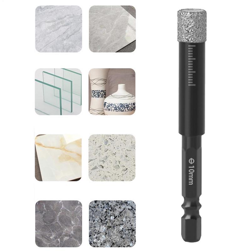 Diamond Drill Bits Diamond Drill Bit Hole Saw Ceramic Tile Drill Bits Power Drill Parts Accessories 6mm / 8mm / 10mm / 12mm /