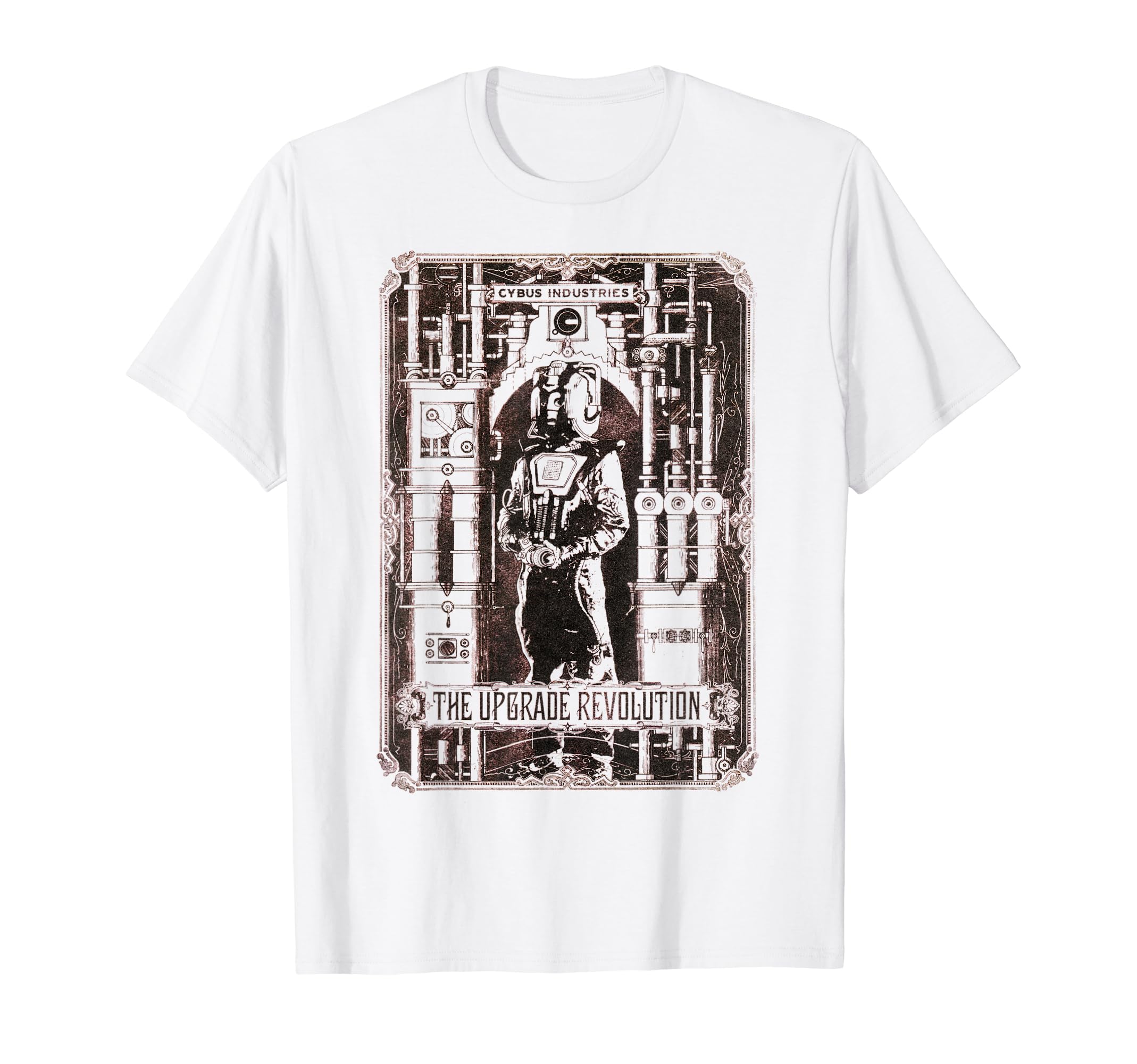 Steampunk Cybermen Retro Futuristic Sci-Fi Fan T-Shirt