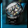 OUPINKE Men's Watch Waterproof Fully Automatic Mechanical Watch Full Hollow High -end Watch