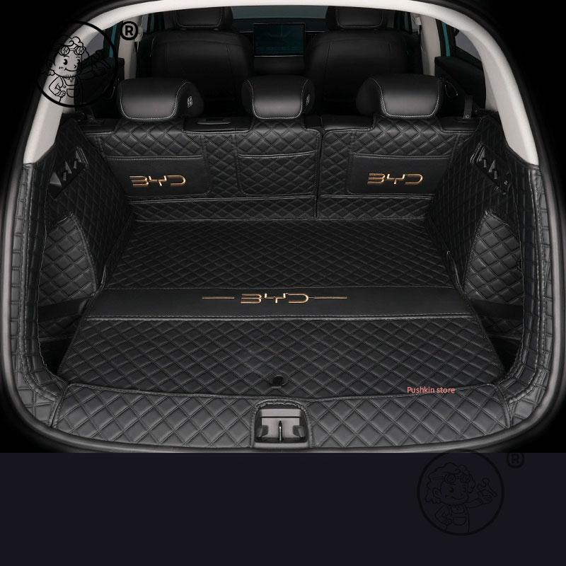 For BYD Sealion 06 EV/DMI 2025 2026 Car Boot Mat Rear Trunk Liner Cargo Leather Floor Carpet Tray Protector Accessories Mats