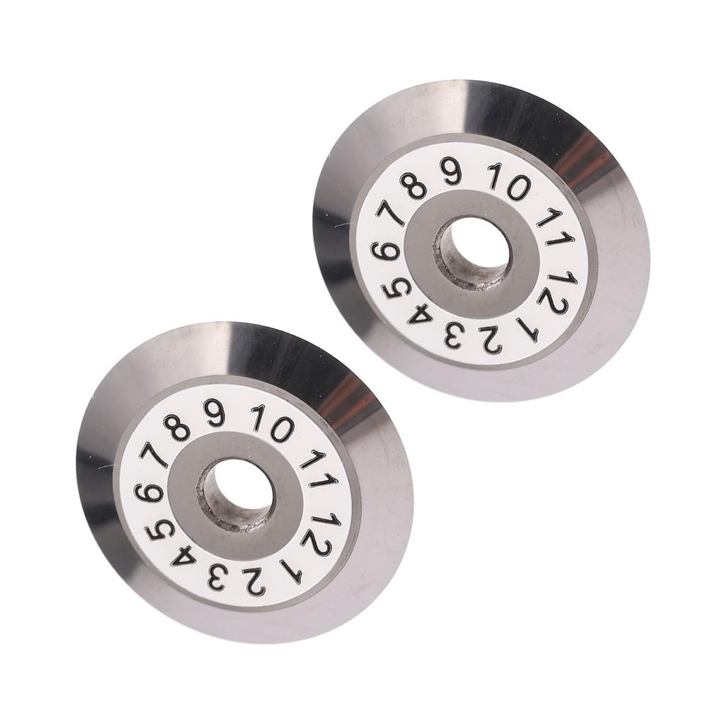 2 Stück Faser-Cleaver-Klinge Wolframkarbid 20mm 12 Seiten Schneidrad für SKL?8A FC?65 SKL?60S