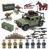 Mountain Gun Machine Gun Model Wwii Building Block Doll Military Toy Accessories Weapon Piece Equipment