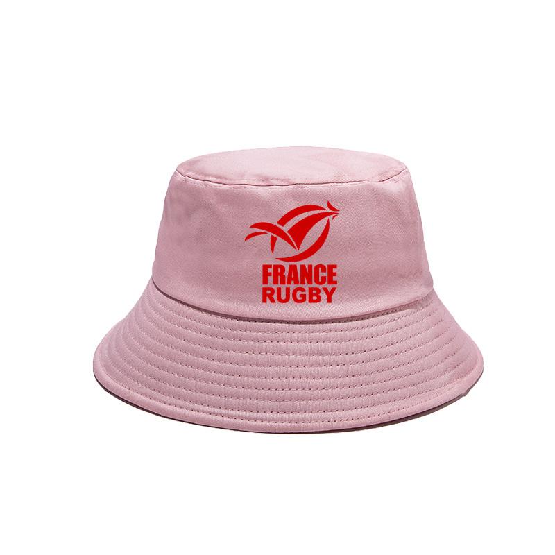 France Rugby Bucket Hat Cap Unisex Women Unisex Panama Cap Outdoor Summer Adjustable France Rugby Bob Caps MZ