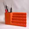 Screwdriver Head Pegboard 50 Holes Space Saving Rust Resistant Efficient Display Rack