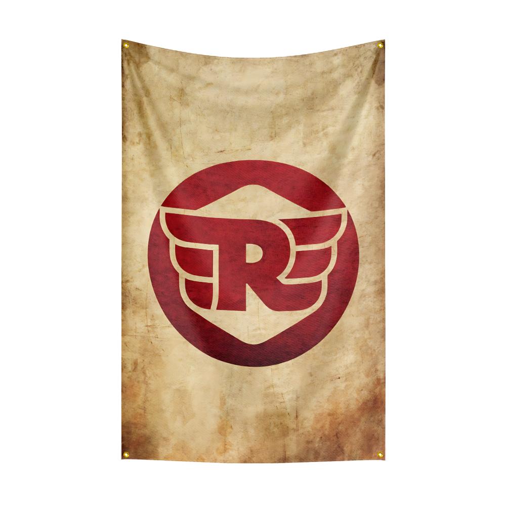 R-Ro-yal E-En-fie-lds Flag Polyester Digital Printed Racing Motorcycle Tapestry Banner for Garage Room Decor
