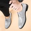 Clássico Luxo Marca Formal Casamento Social Lace-up Confortável Terno Oxfords Sapatos para Homem Casual Couro Adulto Sapatos Masculinos