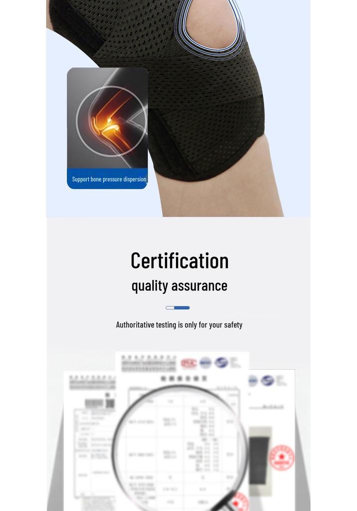 8th Gen Anti-Slip Knee Pads for Sports & Mountaineering - Patella Protectors for Men & Women, Warm with Spring Support