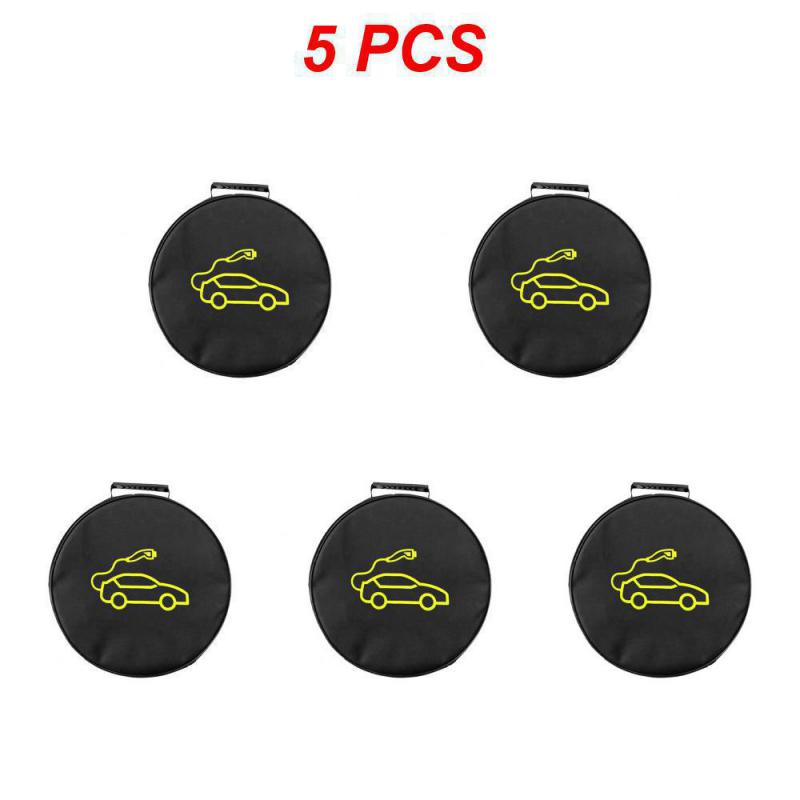 2~5PCS Carry Bag Jumper Cable Bag For Electric Vehicle Charger Charging Equipment Container Carrier Bag