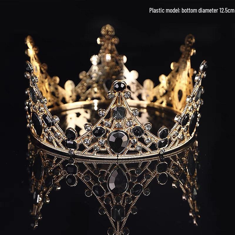 Královský krajkový a perlový dort - design královny čelenky pro svatby a narozeniny