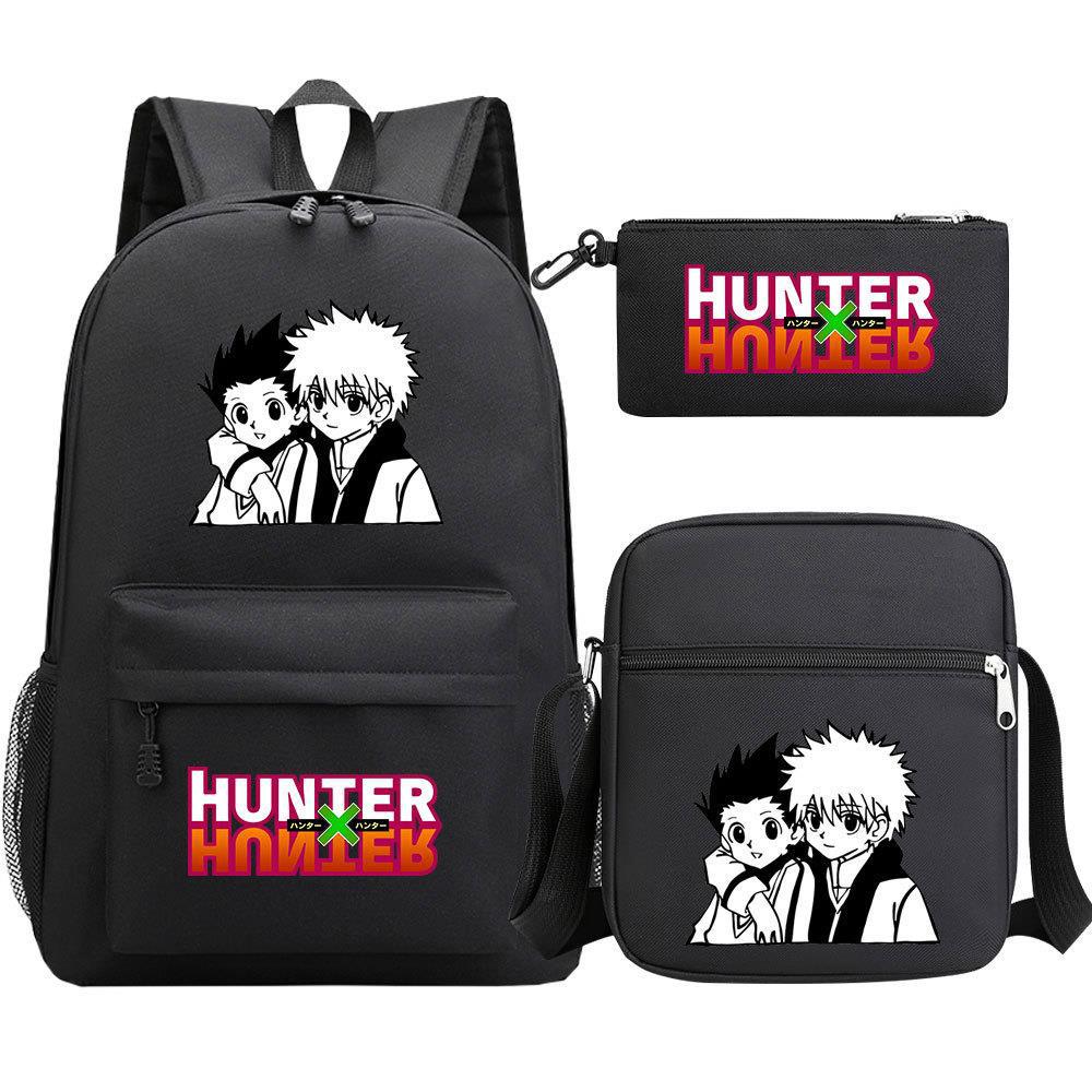 Animation, Full-Time Hunter, Young Students, School Bags, Men'S And Women'S Leisure Travel, Backpacks, Trendy Computer Bags