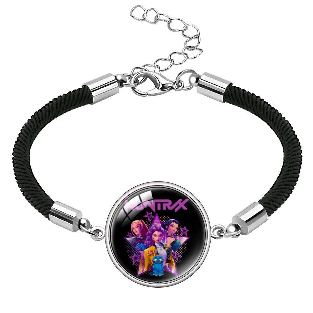 Rumi Zoey Mira Gem Bracelet Cartoon Multi-Color Rope Hand Jewelry