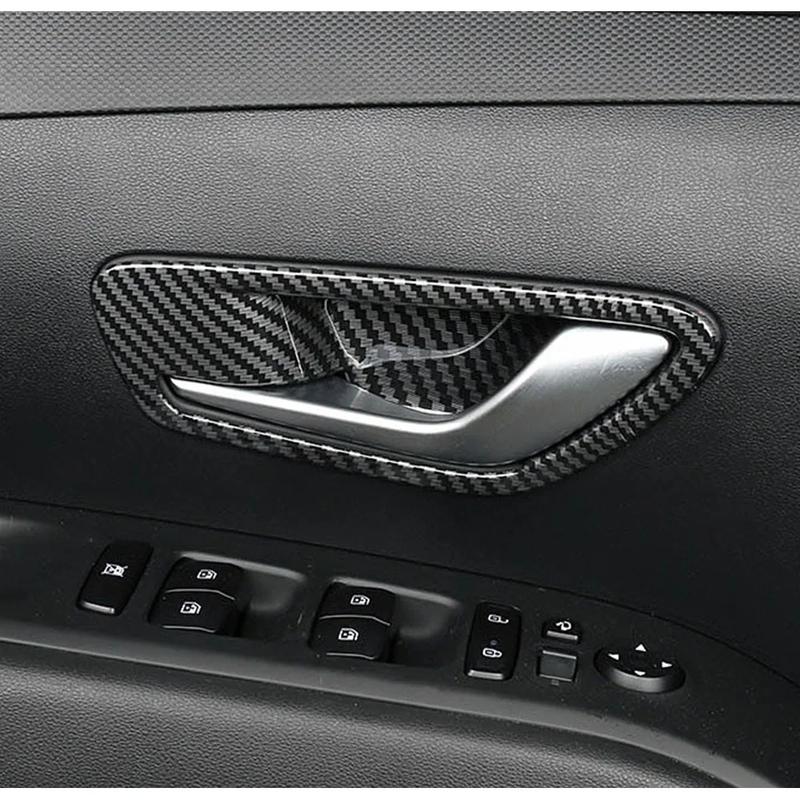 For Hyundai Tucson NX4  2024 Car Interior Accessories Center Console Dashboard AC Outlet Vent Gear Shift Panel Carbon Trim