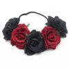 Bridal Holiday Wreath, Simulation Rose Flower Headband, Christmas Mardi Gras Ball Party Head