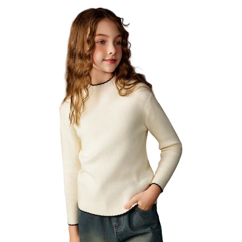 ASK JUNIOR Girls Turtleneck Knit Sweater 170