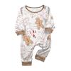 Christmas Print Parent-child Long-sleeved Pajamas Set Home Wear