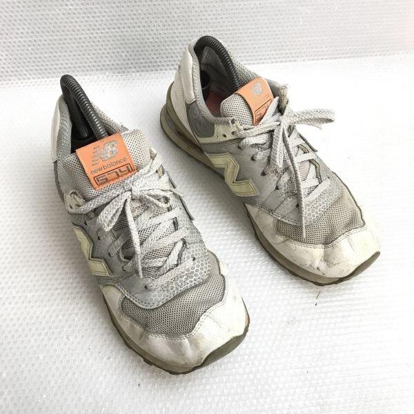 

New Balance ML574RWT Sneakers [27.0/US9/White×Silver] Running Shoes