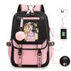 Peripheral Printed Backpack Female Fashion Student Multifunctional Casual School Bag