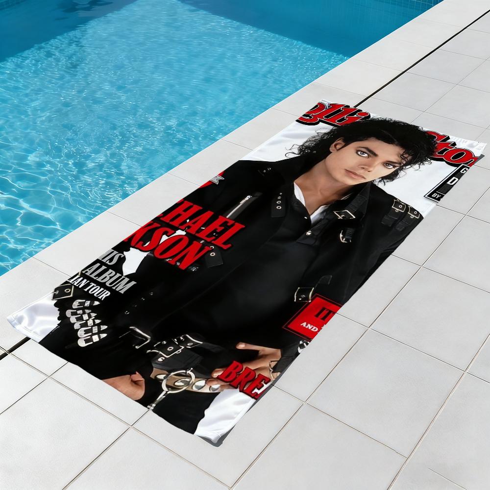 M-michael-l Singer Towel Beach Quick Dry Soft J-jackson Pool Towels Gift for Travel Gym Shower Camping Sports