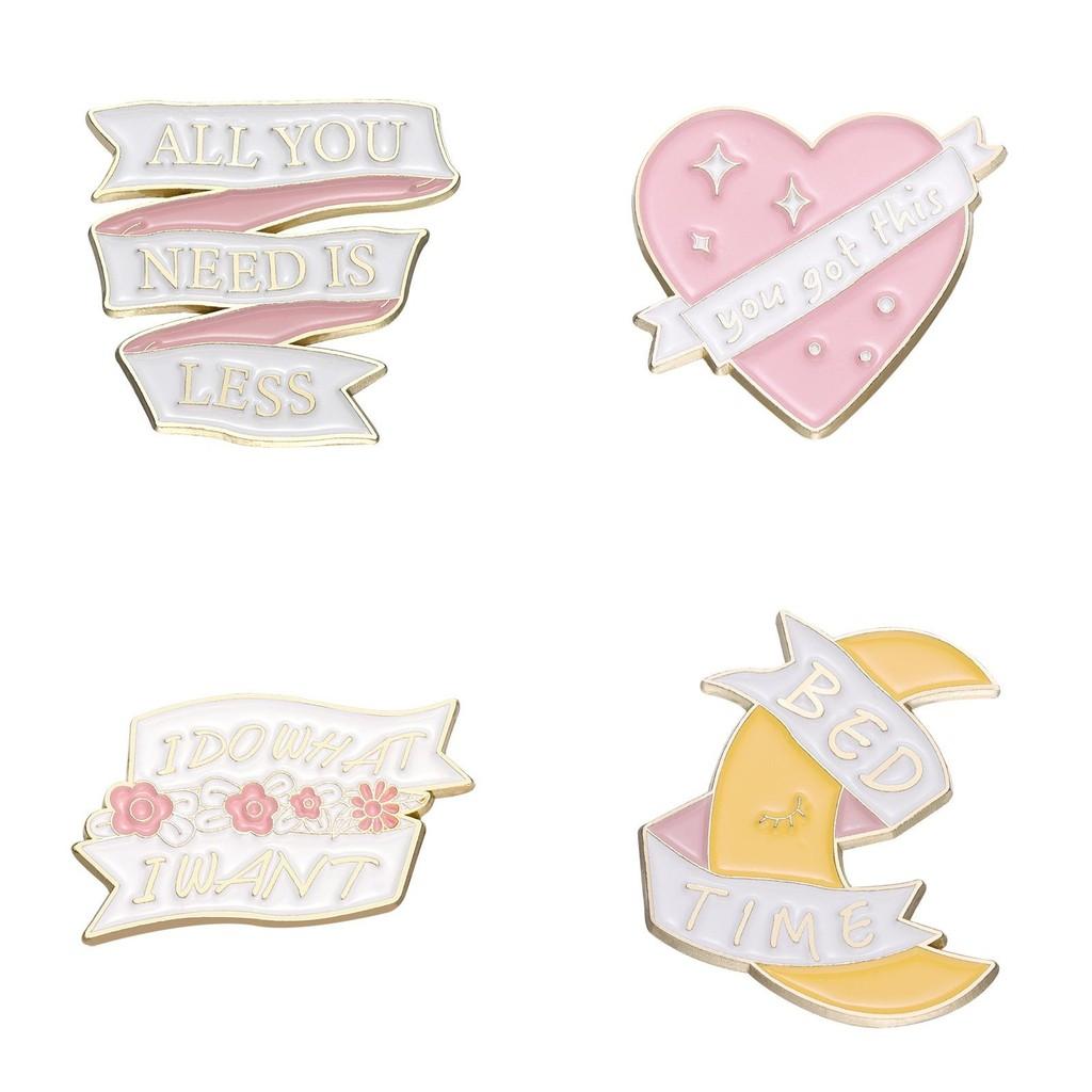 Elegant Geometric Heart Pin Creative Alloy Brooch Fashionable Personalized Gift