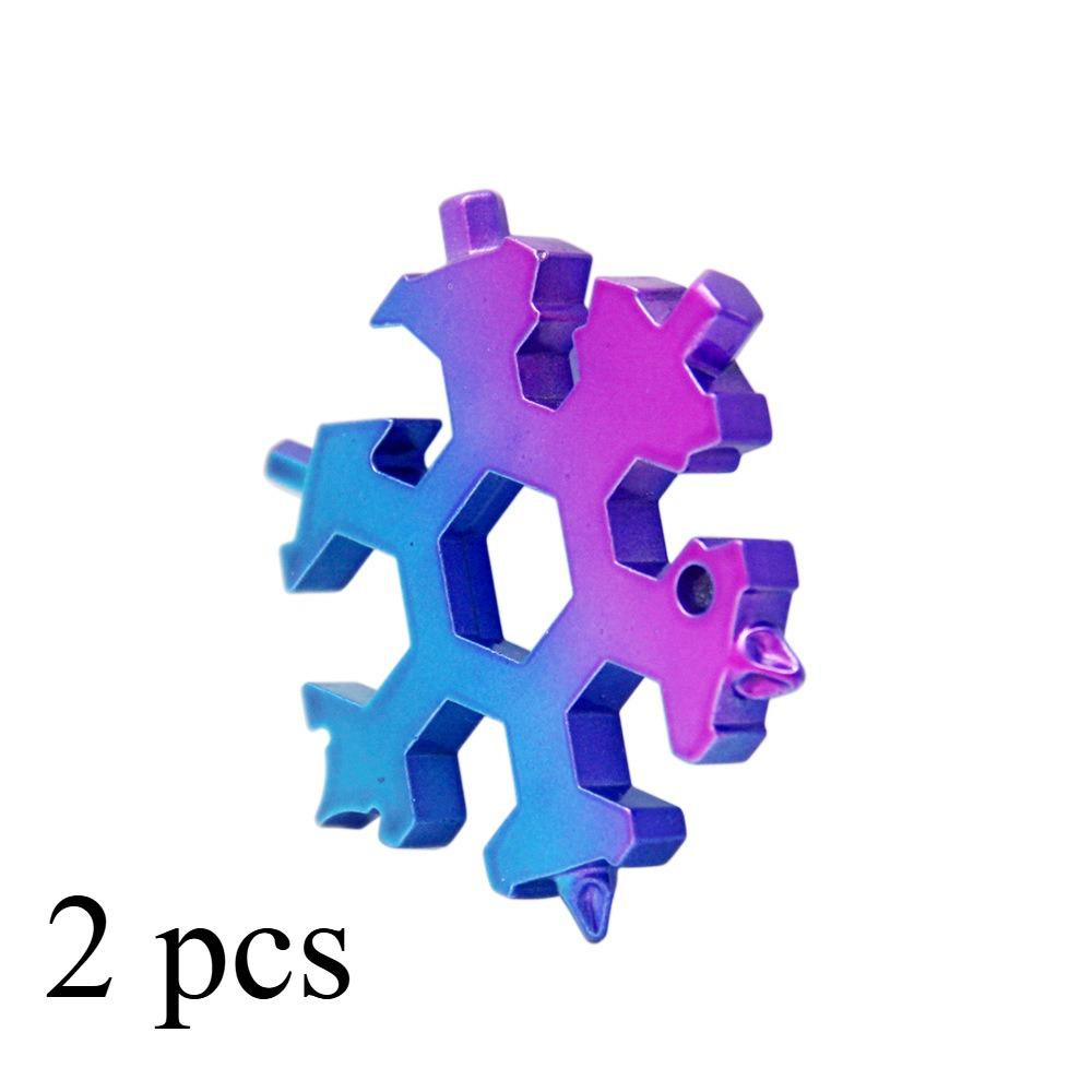 2 ks Jasně barevný sněhový nástroj, 18 v 1, multifunkční sněhový klíč, Dárky do punčochy, Vánoční dárek