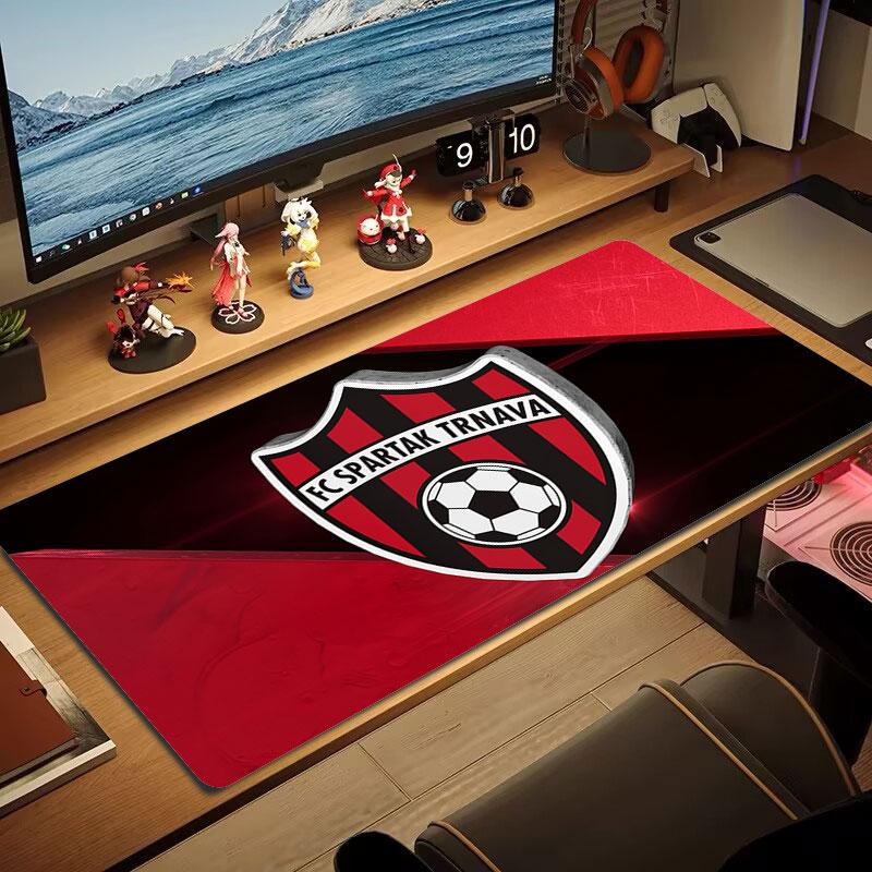 FC Spartak Trnava Mouse Pad, Large Gaming Desk Mat, Non-slip XXL Mousepad for Laptop & Tablet, Mini PC Playmat with Stitched Edges