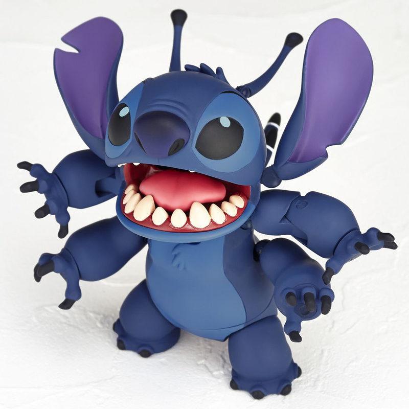 Anime Lilo&Stitch Stitch Actionfigurer Eksperiment Nr.626 Tegneserie Monterbar Leddet Modell Duk Kontor Skrivebordsdekorasjon Pynt