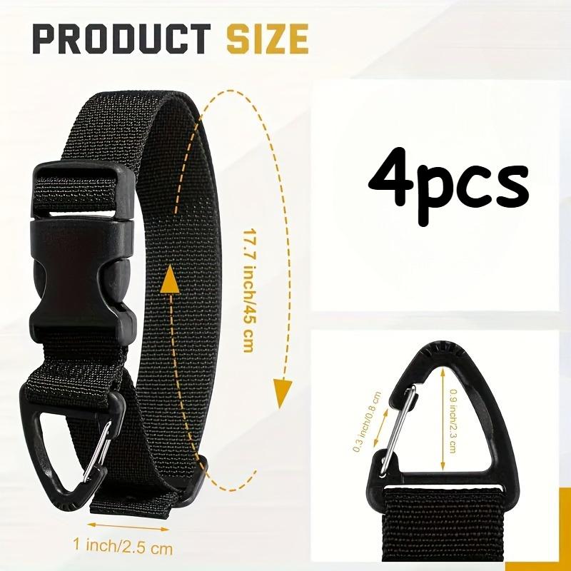 

4pcs Heavy-Duty Adjustable Extension Cord Organizers with 3-Axis Buckle, Secure Cord Management, Cord Holder, Tool Organizer