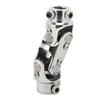 Double Steering U Joint 3 4in DD X 3 4in DD 5.2in Length Chromed Steering Column Shaft Coupler for 3 4in Input Shaft