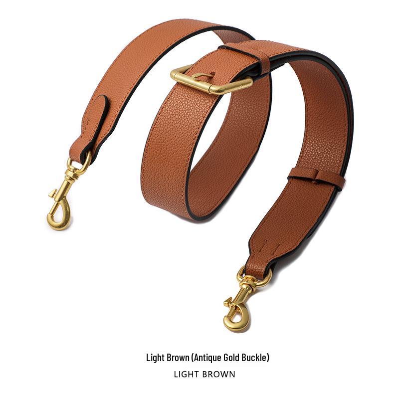 Lychee Grain Cowhide Bag Replacement Strap - Dionysus Versatile Wide Shoulder Strap MHS-A-9