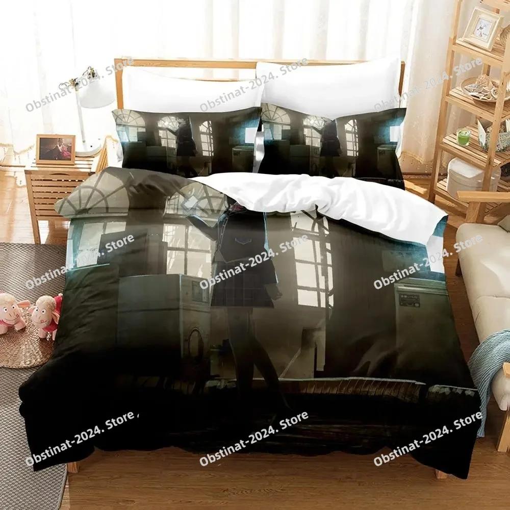 

Comforter Personelity Virtual Youtuber Tsukino Mito Bedding Set Print With Soft Single Double Queen King Size Comforter (quilt)-EU Single(135*200cm)3pcs