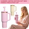 Summer Edition Handle Travel Mug Gift Set for Hot and Cold Drinks