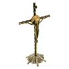 Vintage Cross Decoration Home for Shelf Statue Table Centerpiece Statues Antique Crucifix Figurine Metal Wall Decorations