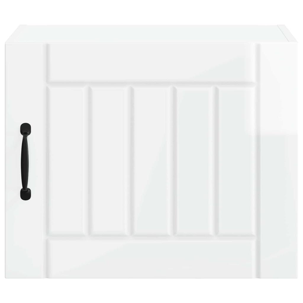 Wall Cabinet LUCCA High Gloss White 50 X 31 X 40 Cm Particleboard