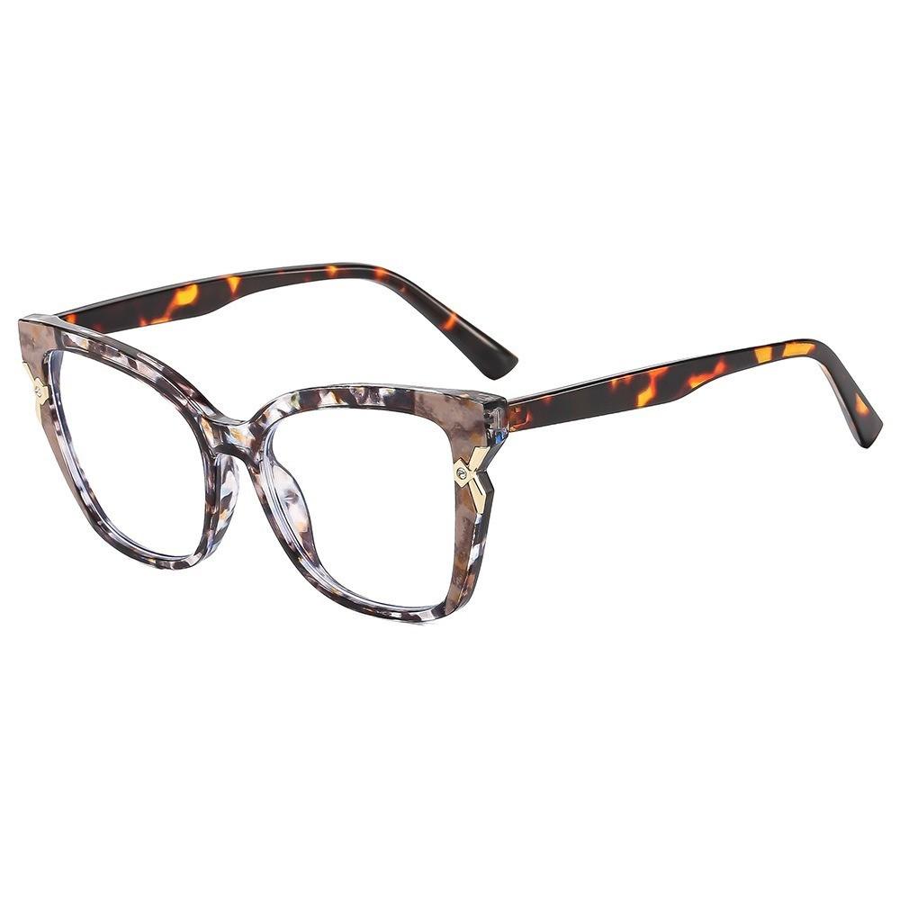 Style Cat Eye Glasses With Blue Light Blocking For Women And Round Faces