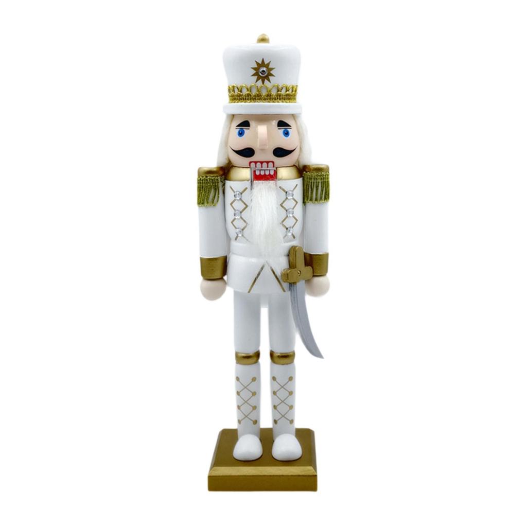 Nutcracker Figurine Statue Freestanding Traditional Collectible Christmas