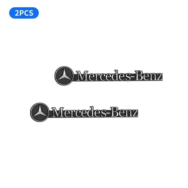 

Hot W204 2025 For Benz AMG 2/4pcs Car Styling 3D Aluminum Speaker Audio Stickers Badge Emblem Decal For Mercedes Benz AMG W124 W