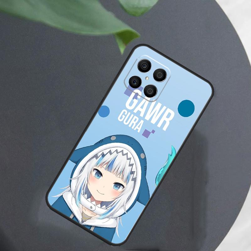 Gawr Gura Hololive Girl For Honor Magic 8 7 6 Pro Case For Honor Win RT X9d X9c X9b X9a X8c X8b 50 70 90 200 400 Lite