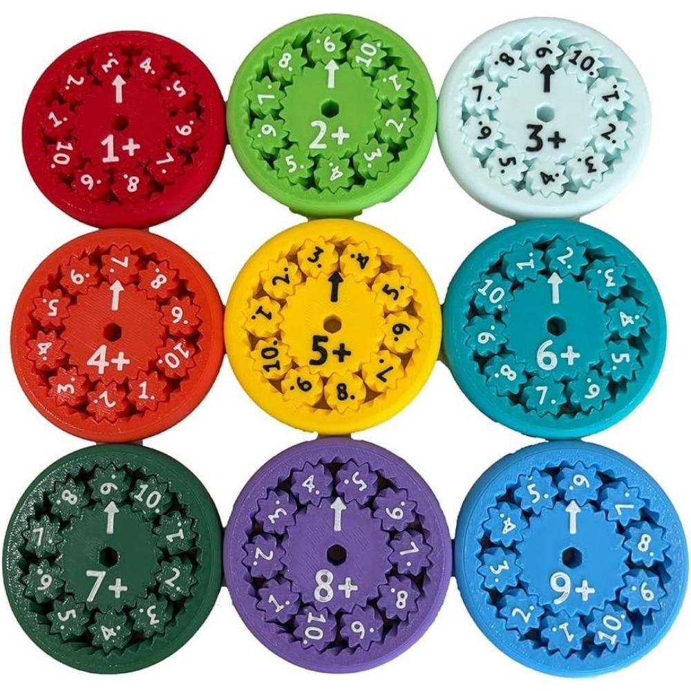 Nové výukové otočné hračky Creative Math Fidget Spinners pro výuku aritmetiky