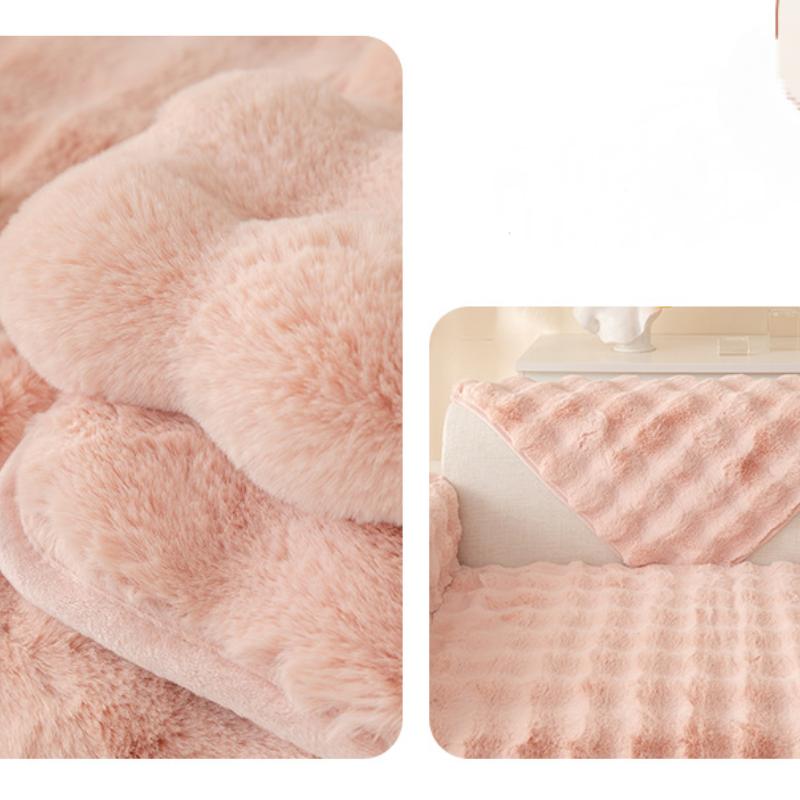 Autumn and Winter Plush Sofa Cushion Thickened Non Slip Light Luxury Seat Cushion Leather Sofa Cover 2023 New Cover