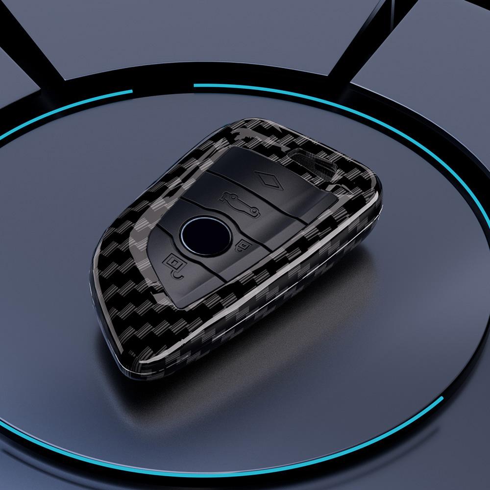 New Abs Carbon Fiber Car Key Case Cover Protector Shell For Bmw  G20 G30 X1 X3 X4 X5 45E G05 X6 F20 G21 F40 F80 35I 3 5 9 Access