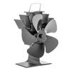 Home Fireplace Stove Fan 5-Blade Stove Fan Heat Powered Fan Winter Indoor